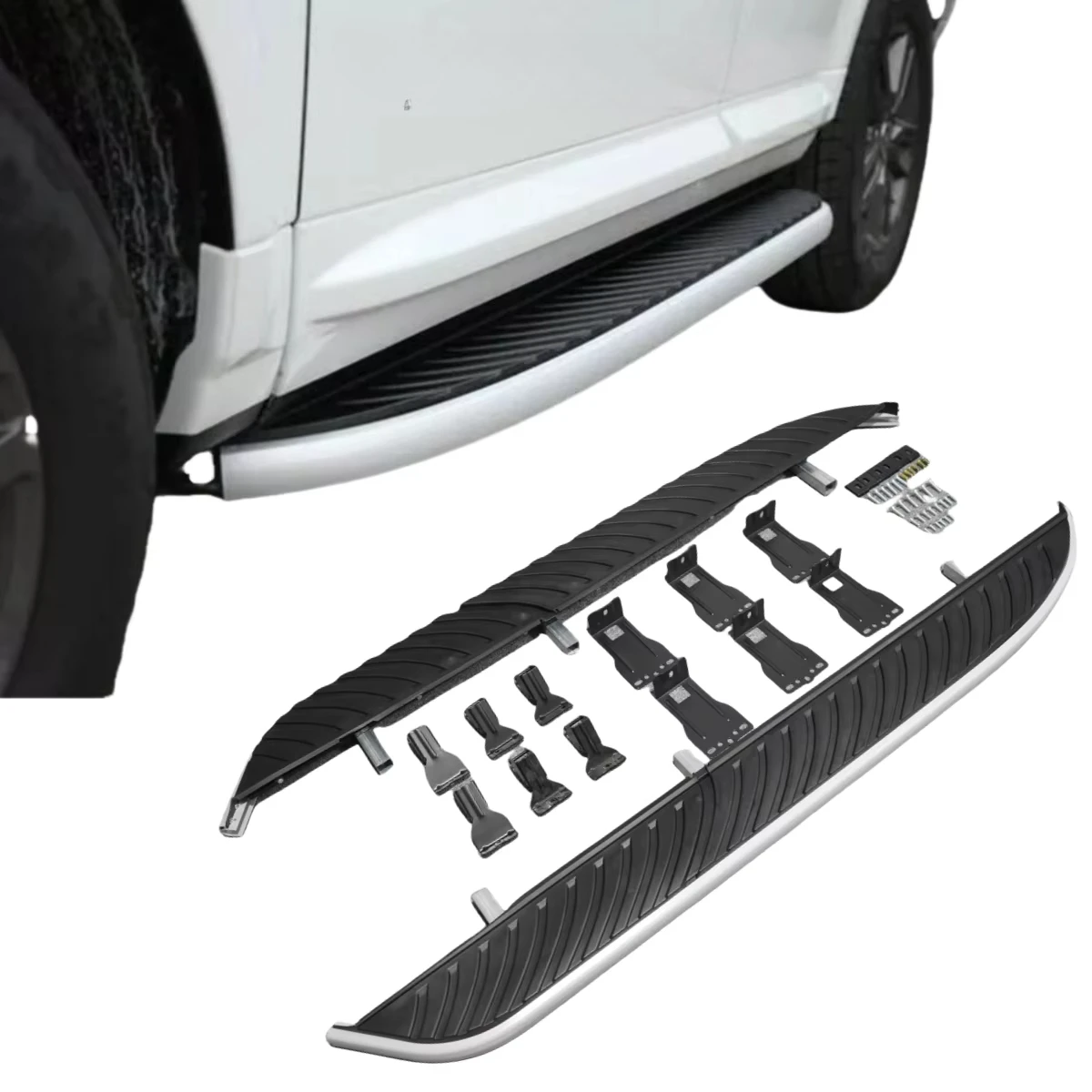 

Fixed Running Boards Side Steps Nerf Bars for LR Freelander 2 LR2 2006-2016