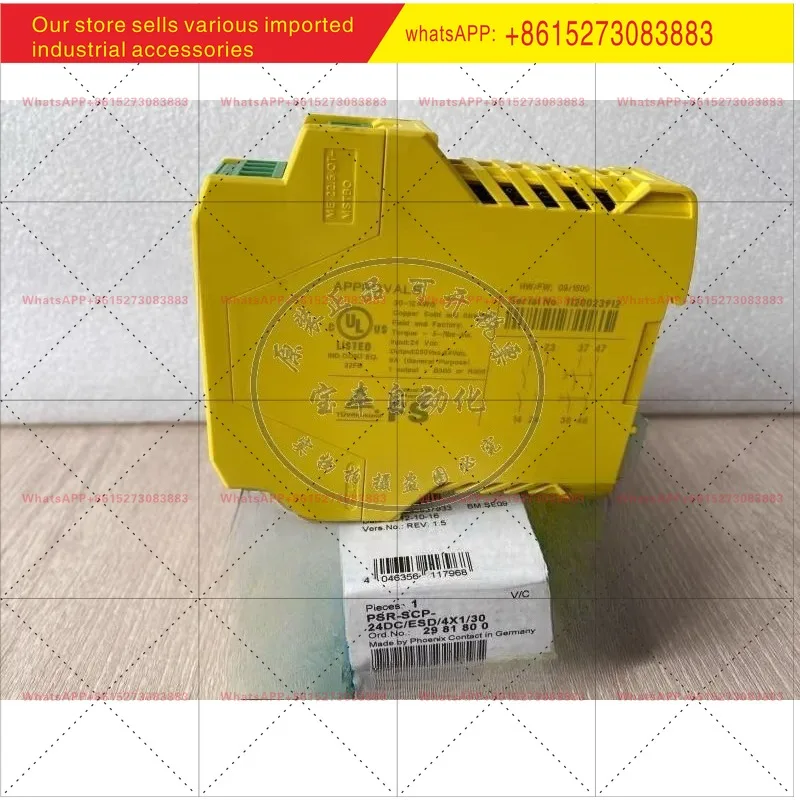 Safety Relay PSR-SCP- 24DC/ESD/4X1/30 Order No. 2981800