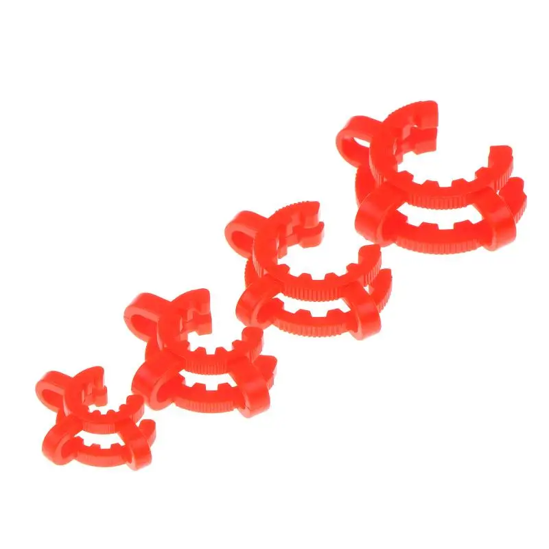 ~10pcs Nylon Standard Connector Clips, 14#19#24#29#Evaporator Bayonet Fixed Anti-skid Clips Laboratory Clamp