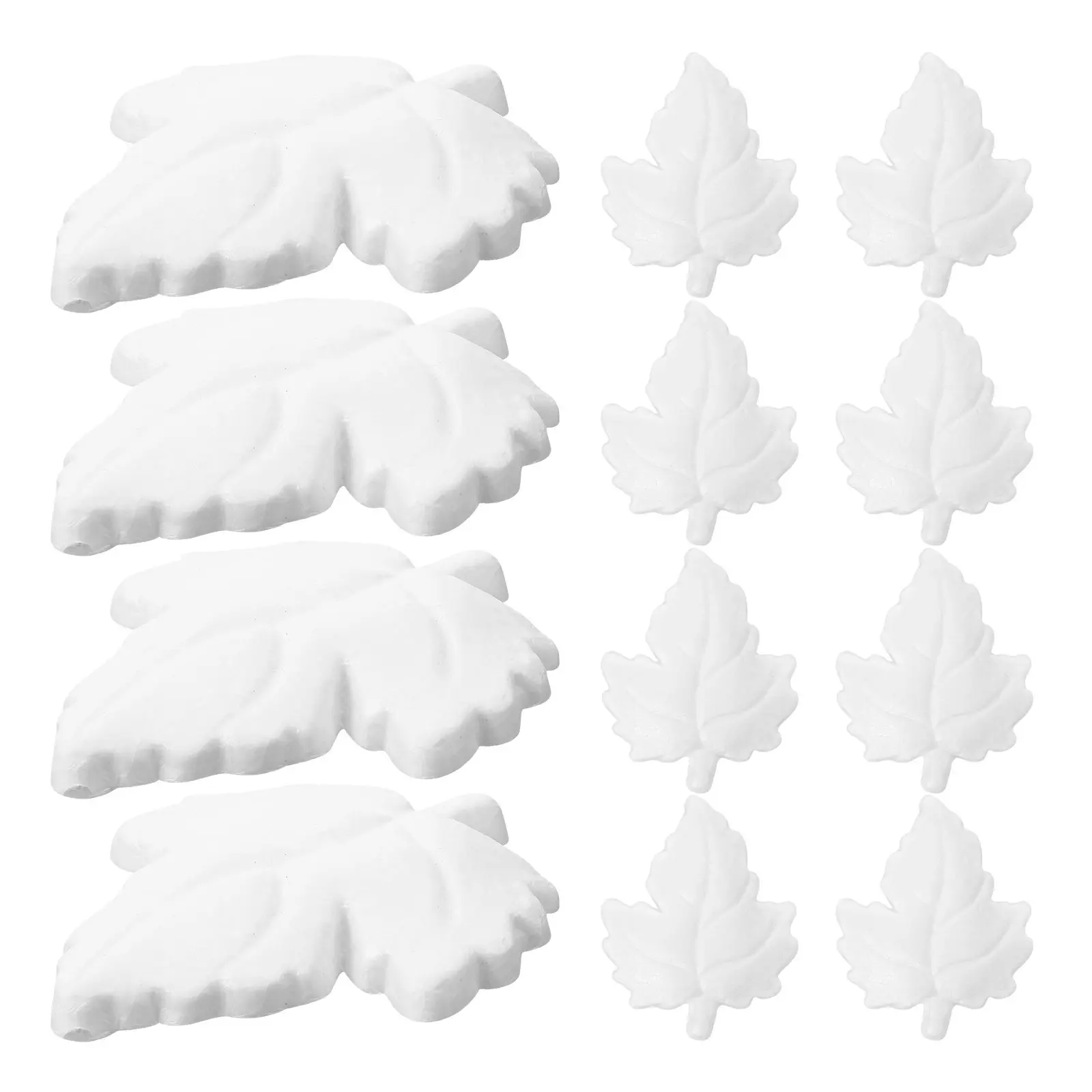 

20 шт. пенопластовых заготовок в форме листьев для творчества, поделок, граффити и художественных проектов, легко окрашиваются, универсальные декоративные материалы