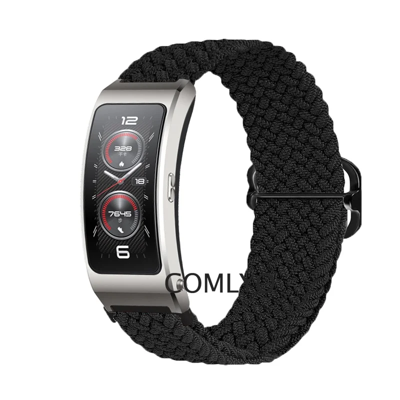 For Huawei Talkband B7 B6 B5 Strap Nylon Belt Adjustable Soft Wristband SmartWatch Screen protector film