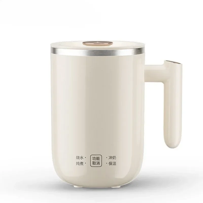 Electric Hot Water Cup Portable Boiling 400ML  Kettle Mini Travel Cup Porridge Stew Soup Heating Cup 220V Health Pot Kettle 300W