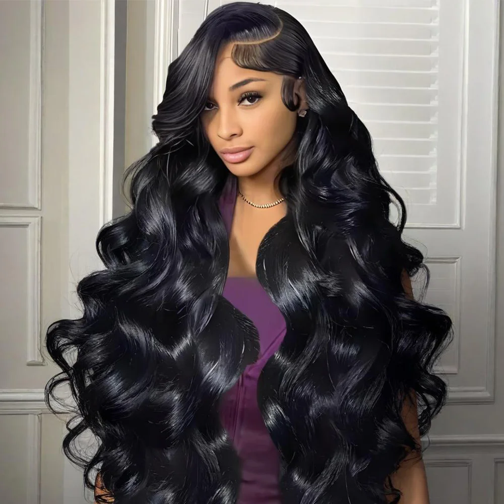 

Brazilian 40 46 Inch Body Wave Human Hair Wig 13x4 13x6 Hd Transparent Lace Frontal Pre Plucked Remy Wigs For Women 220% Density