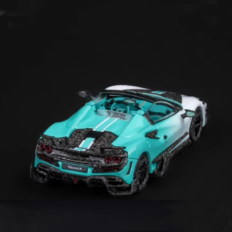 Diecast Originele Schaal 1:64 F8xx Spider Legering Model Simulatie Decoratie Hobby Souvenirs Geschenken Collectie Statische Display