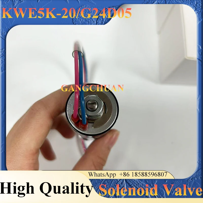 KWE5K-20G24D05 KWE5K-20/G24D05 Solenoid Valve for HD820 HD512 HD1023 HD1430 HD2045 Excavator Parts KWE5K-20-G24D