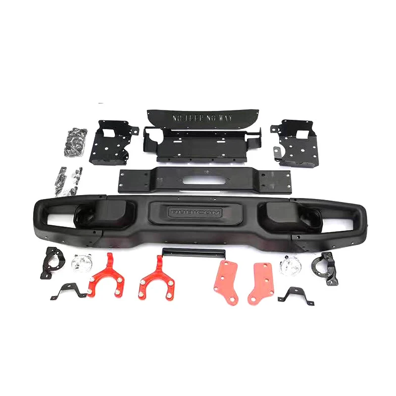 

For Jeep Wrangler TJ 2018-2024 Full Width Front Bumper Guard Bull bar Upgrade Cheap 4x4 Accessories Off-Road Anniversary