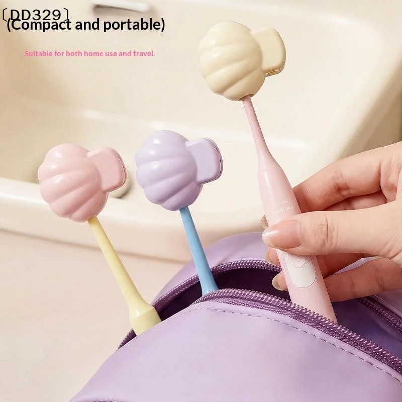 Travel Portable Toothbrush Head Cover Waterproof Dustproof Toothbrush Protective Cap Plastic Clip For Household Bathroom〔DD329〕