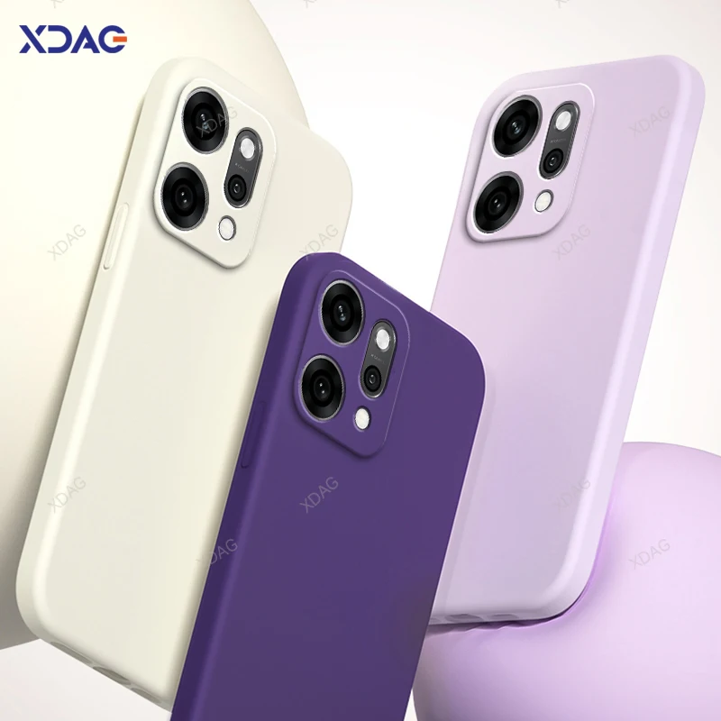 Original Phone Case for OPPO Reno14 Reno 14 Pro 14Pro 5G Funda High Qualtiy Straight Edge Liquid Silicone Soft Simple Back Cover