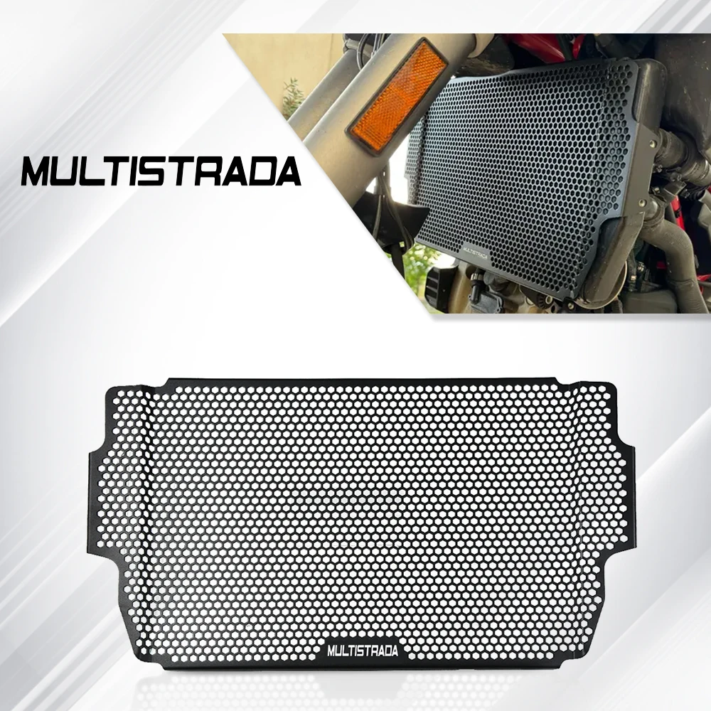 

For Ducati MultiStrada 1200 1260 950 V2 S / ABS 2015-2022 2023 2024 Motorcycles Radiator Grille Guard Cover Protector Oil Cooler