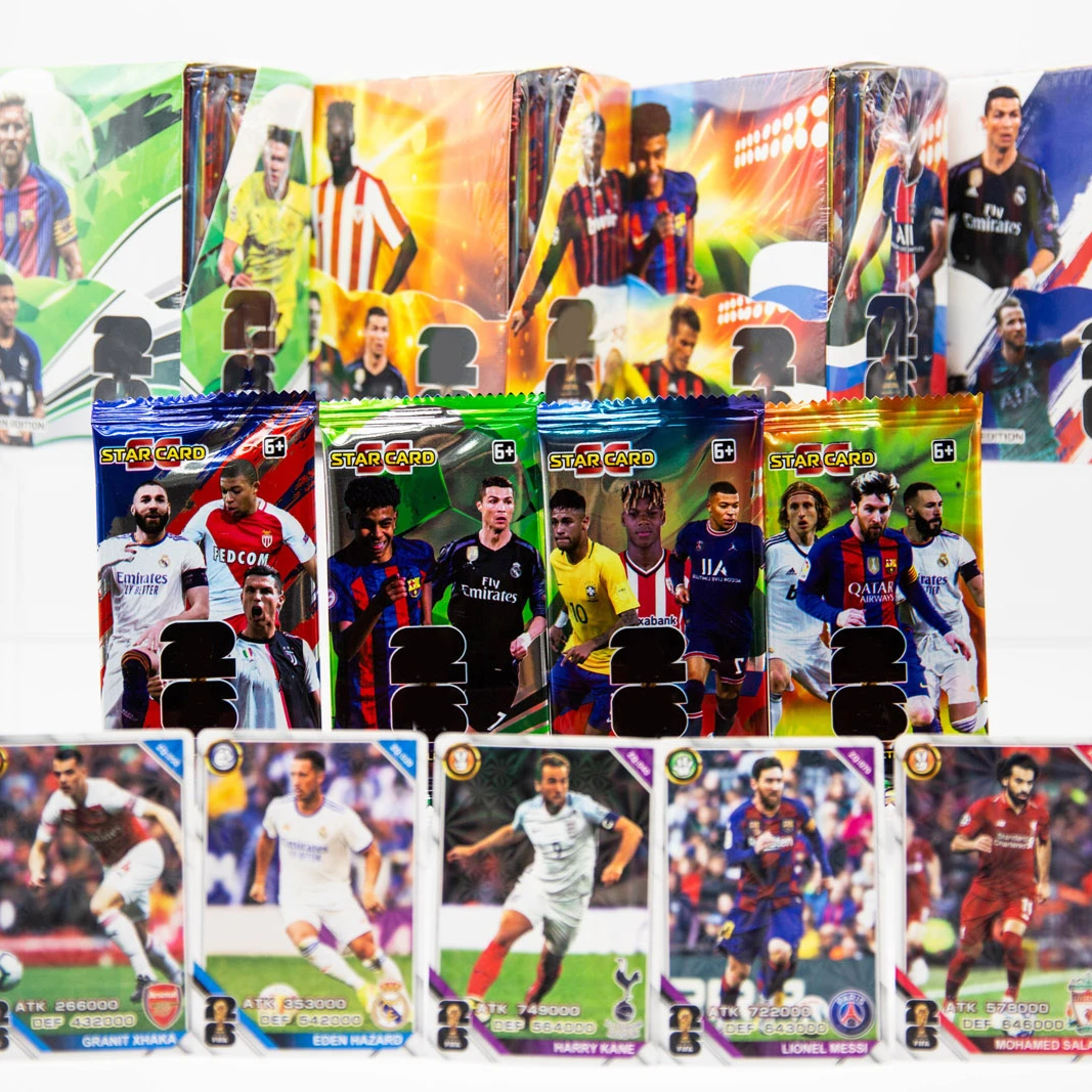 2025 World Football Player Star Card Soccer Stars Limited Cards Complete Set 288pcs Collection Fans Trading Card Kids Gift