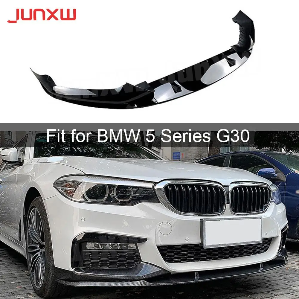 

Front Bumper Lip with Splitter Flaps Car Styling Bodykits for BMW 5 Series G30 Pre M Sport 2018 2019 2020 Bumper Accessories