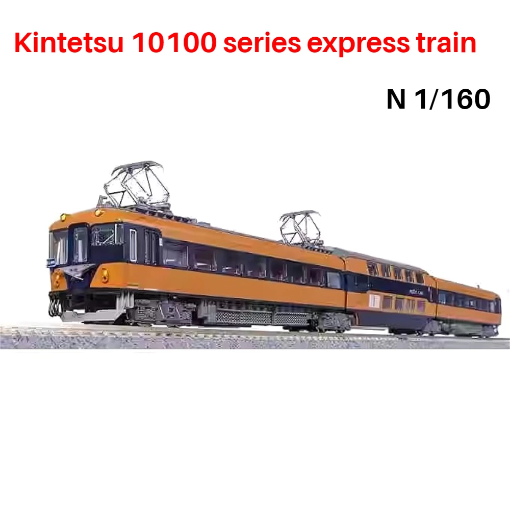 

Модель поезда KATO N-типа 1/160, серия Kintetsu 10100, шарнирная структура, 3/6 секций, несколько вариантов, набор поезда, игрушка для мальчика, подарок
