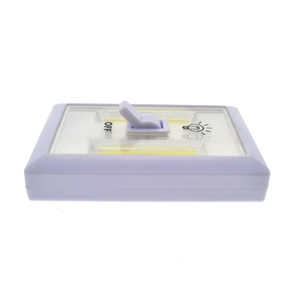 4 قطعة ضوء الجدار في الهواء الطلق Cob LED اللاسلكي تعمل ضوء الليل للمنزل المطبخ غرفة نوم عمر طويل 10000 ساعة سهلة التركيب #1