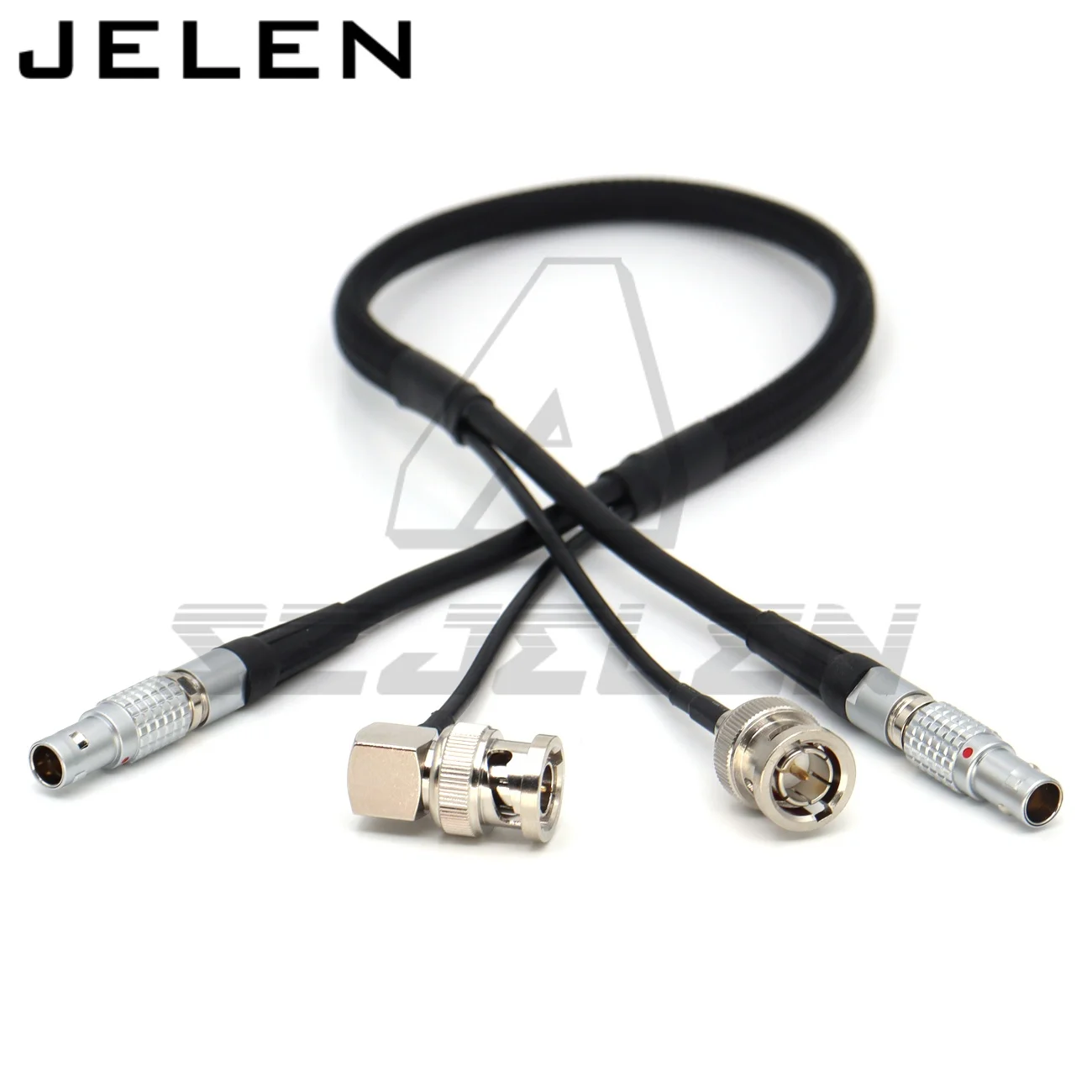 2 pin to 2pin Cable forTeradek Bolt Pro 1000/3000ft power cable and SDI camera monitor SDI line, BNC plug to BNC plug