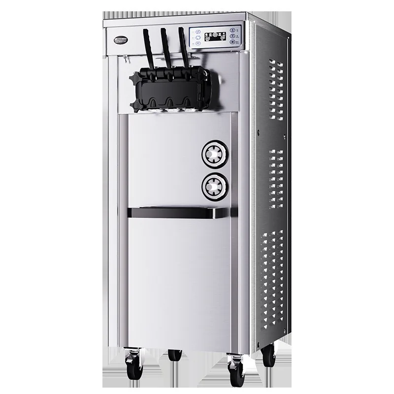 Commercial yogurt cone machine changed to export power supply, no cleaning soft ice cream machine
