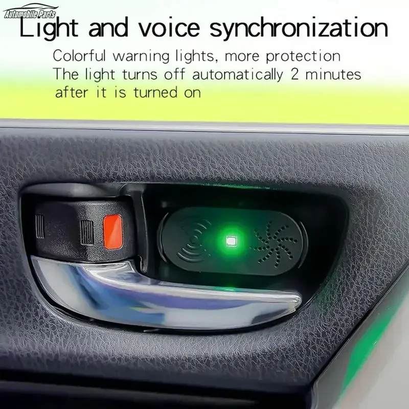 Car Door Alarm Light Flashing Anti-theft High Sensitivity Sensor Loud Volume Prompt Automotive Security Alarm System accessories