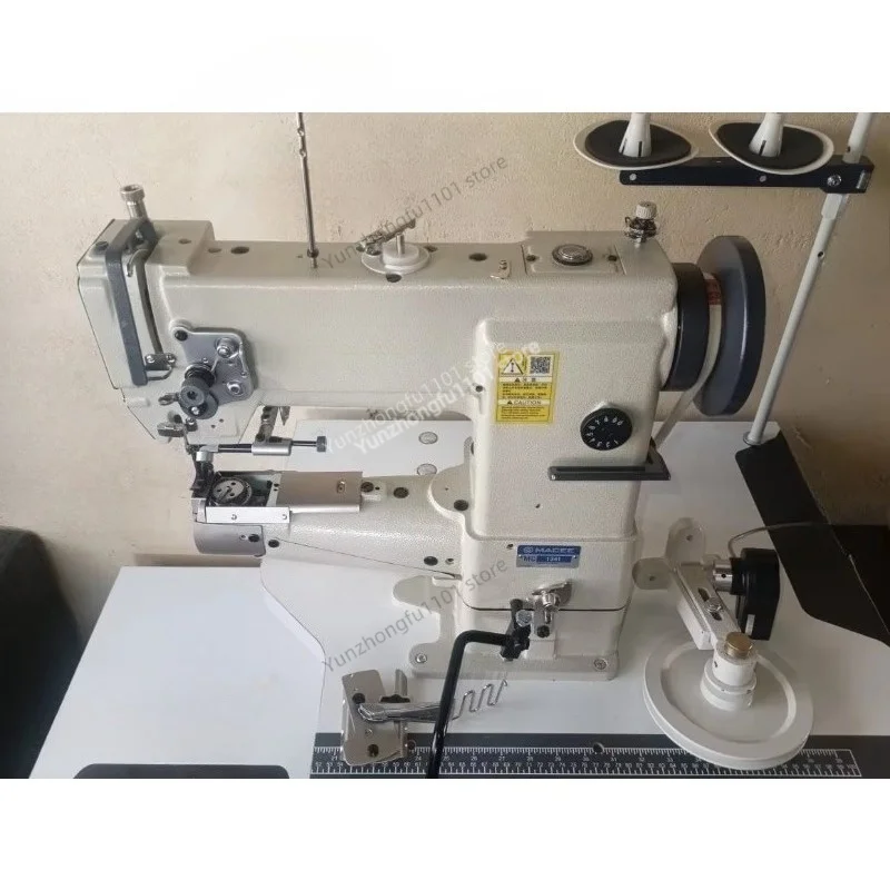 MC1341 Industrial Cylinder Bed Composite Feeding Single Needle Lockstitch Sewing Machine, Heavy Duty Automatic Oil Supply