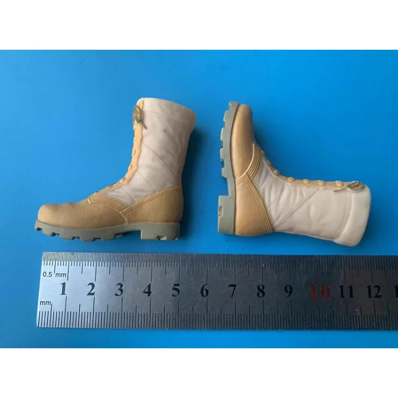Chaussures Creuses de Soldat à Échelle 1/6, Bottes de Travail Rondes, Modèle de Chaussures pour Figurines d'Action BJD de 12 Pouces, Accessoire de Costume
