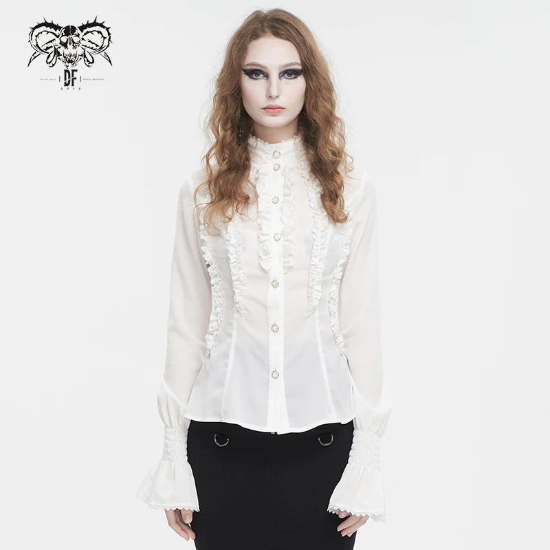 Women'S Fashion Victorian - DEVIL FASHION Women Victorian Gothic White
