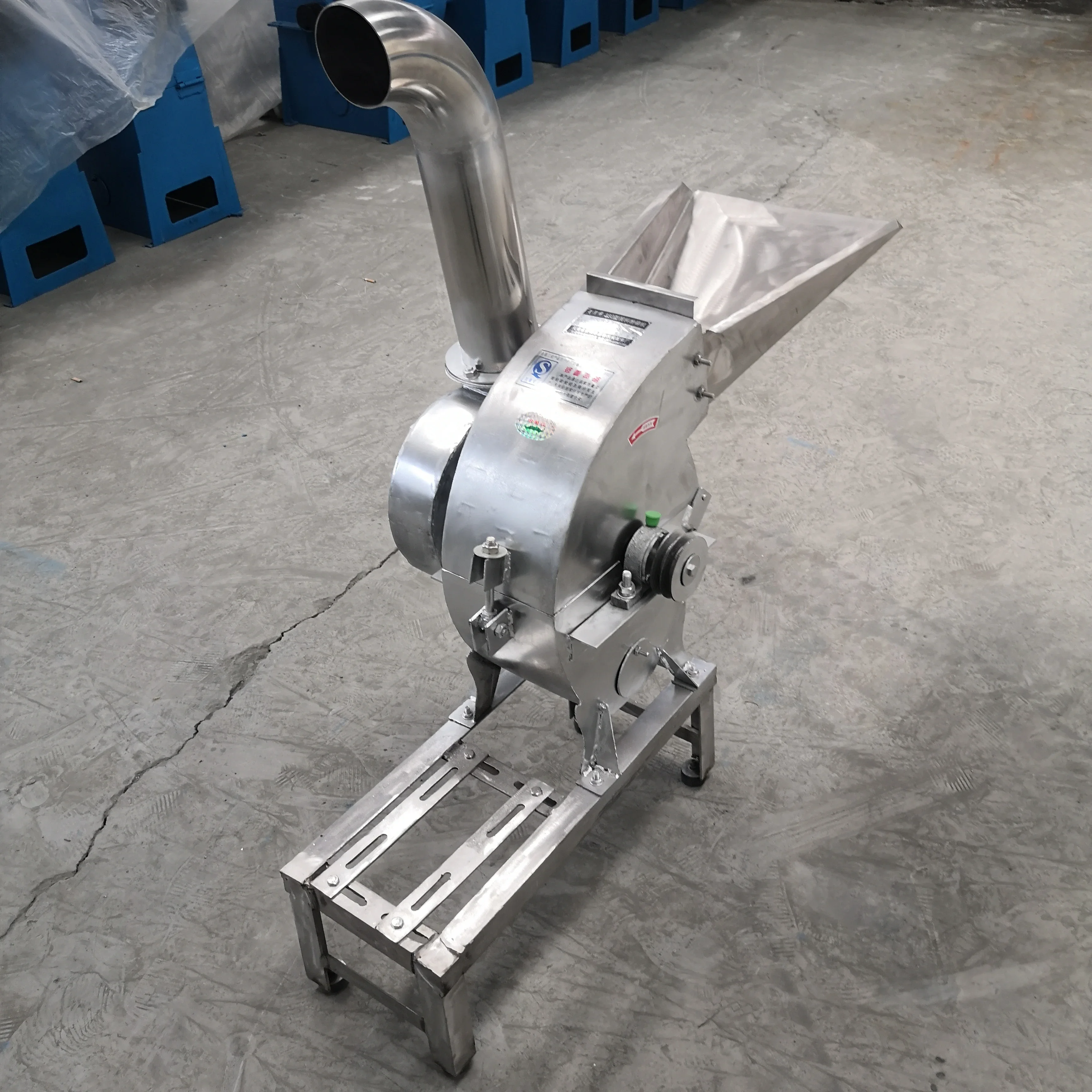 Stainless Steel Feed Processing Maize Crushing Machine Hammer Mill Machinery