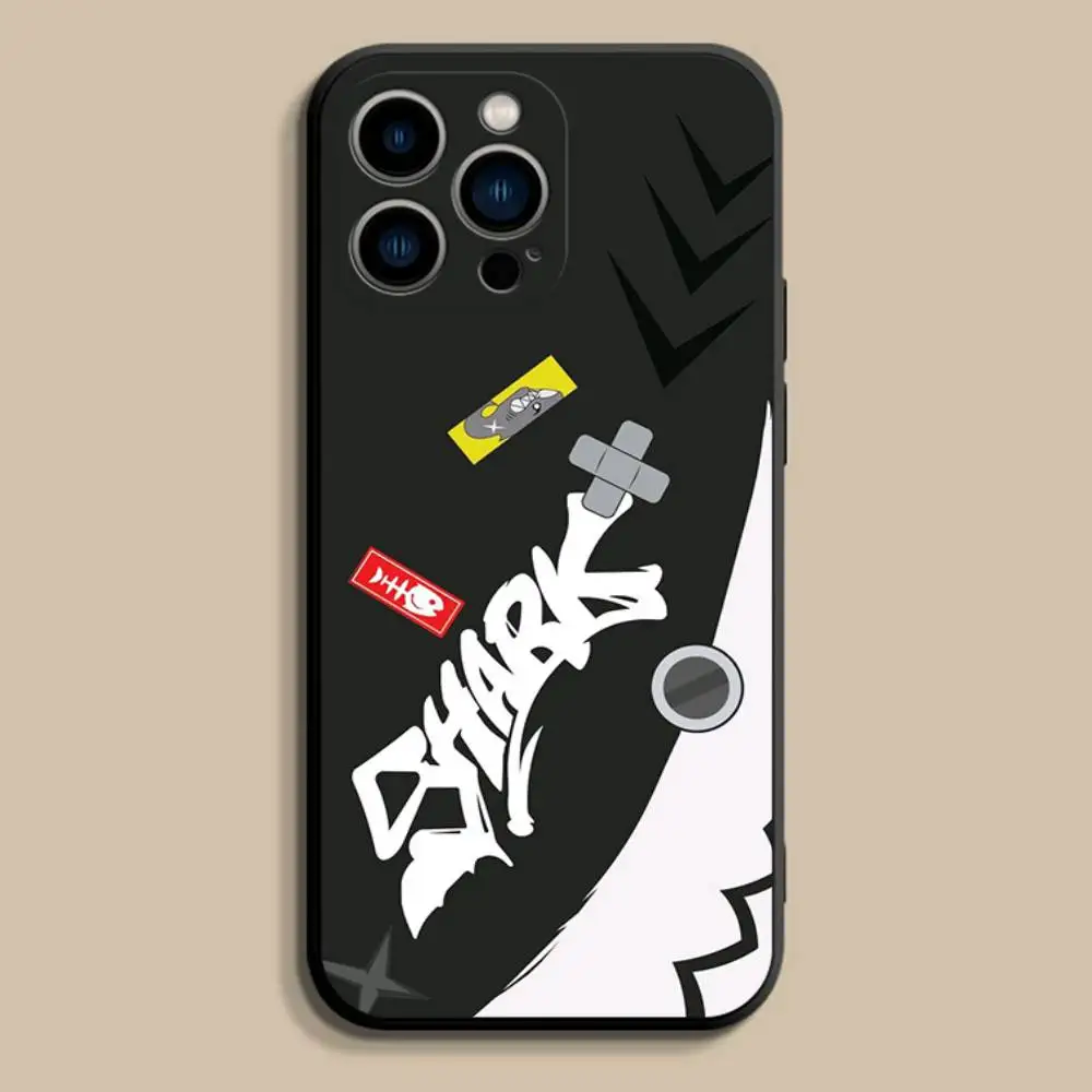 Zenless Z-Zone Zero Phone Case For iPhone 17,16,15,14,13,12,Pro,Max,Plus,E,SE4,Air,Mini Black Soft Cover