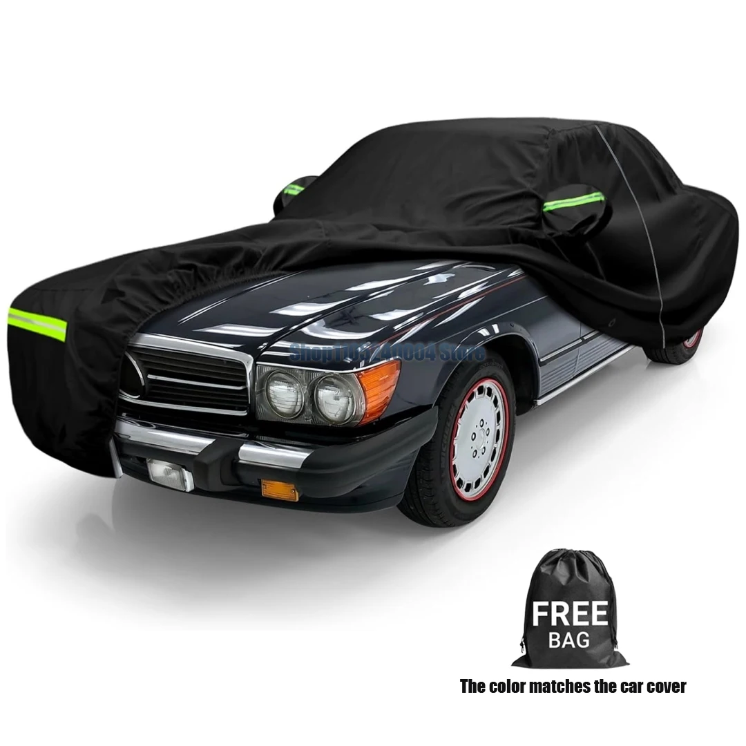 Waterproof Car Covers for  Mercedes Benz SL-Class 1981-2002Windproof Bands for Snow Rain Dust Hail Protection