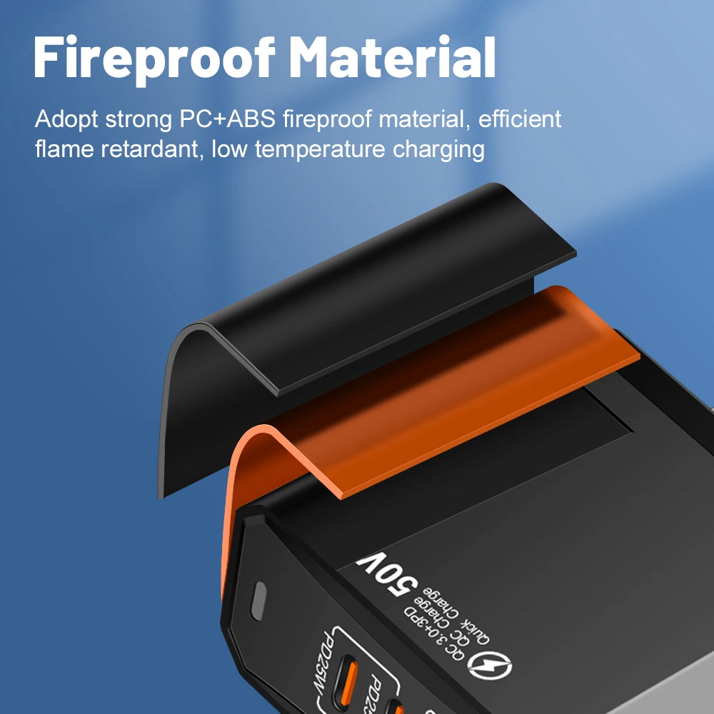 Pengisi daya Cepat Tipe C 4 port 100W pengisi daya USB Samsung Xiaomi untuk IPhone 14 15 Pro Huawei Pura 70