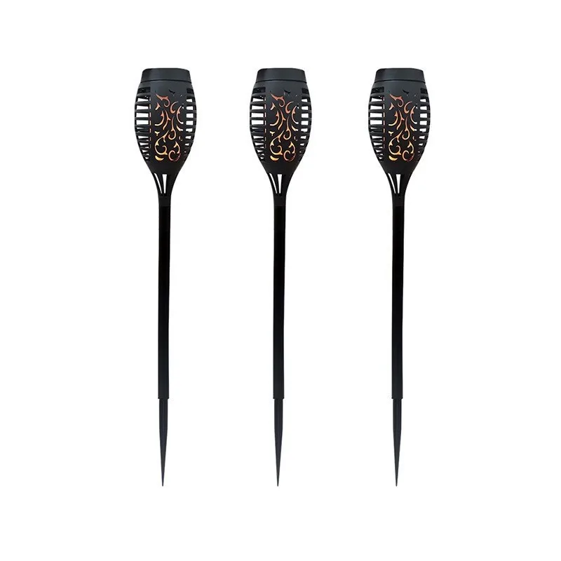 

12/96 LED Solar Flame Torch Flickering Lights Waterproof Garden Decoration Outdoor Lawn Path Yard Floor Lamp Festival atmosphere