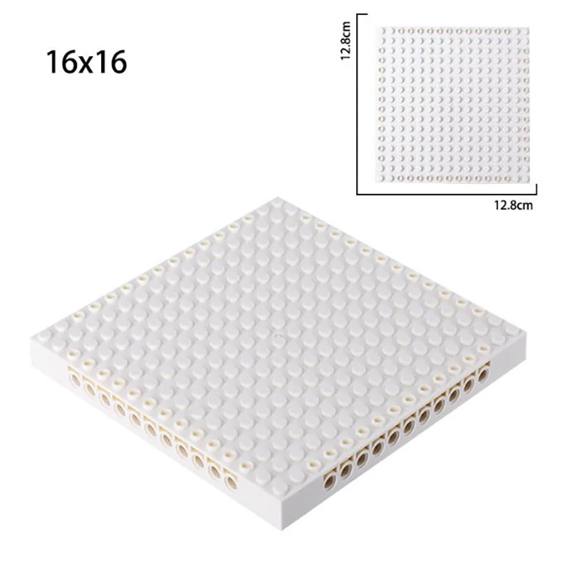 Wholesale Pixel Art Building Block Bottom Plate 65803 Brick 16X16 Baseplate Part Compatible 98138 Pixel Small Particles Toy Gift