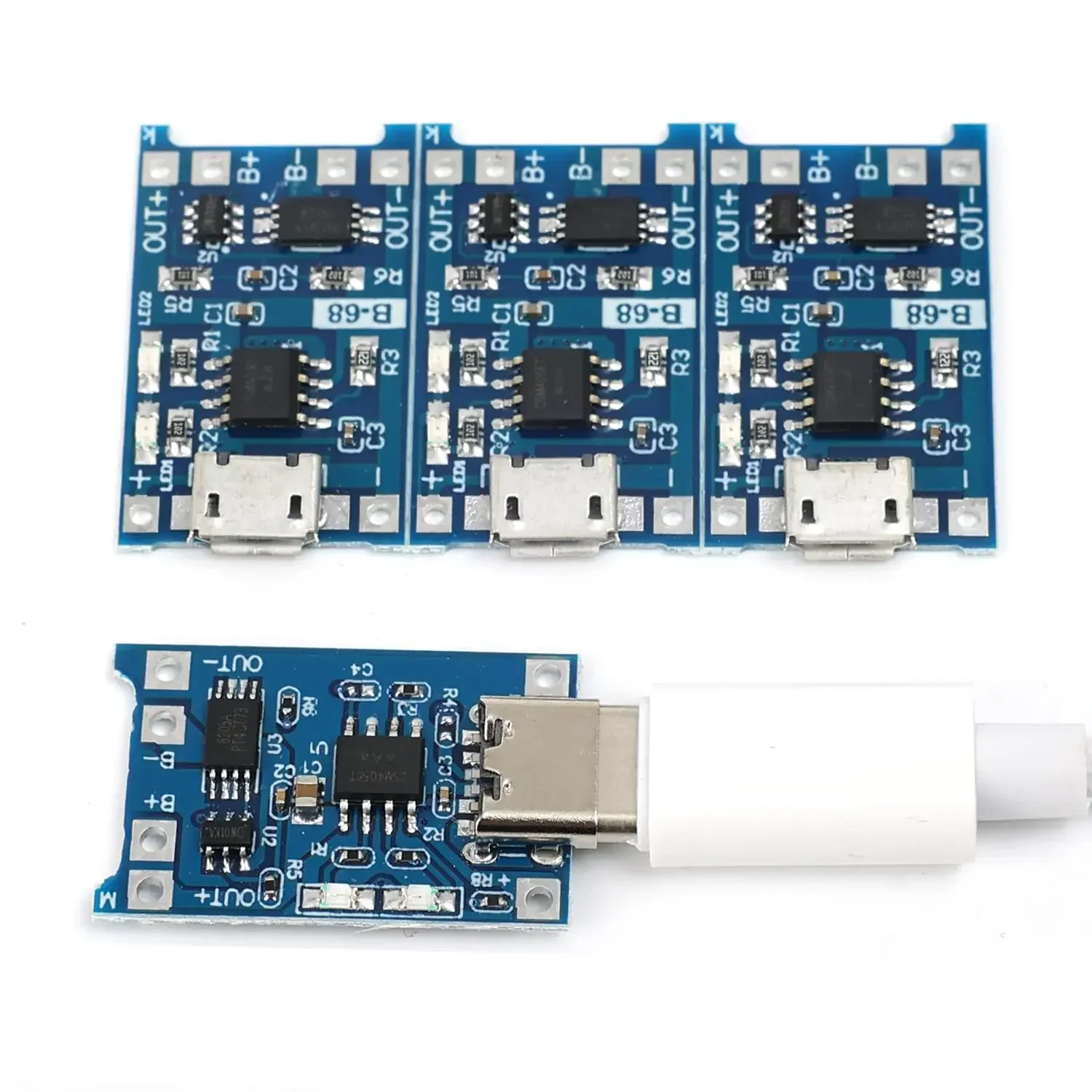 1-20 Stück Typ-C/Micro/Mini USB 5V 1A 18650 Tp4056 Lithium-Akku-Lademodul Ladeplatine mit Schutzfunktion Li-Ion – Detail 8