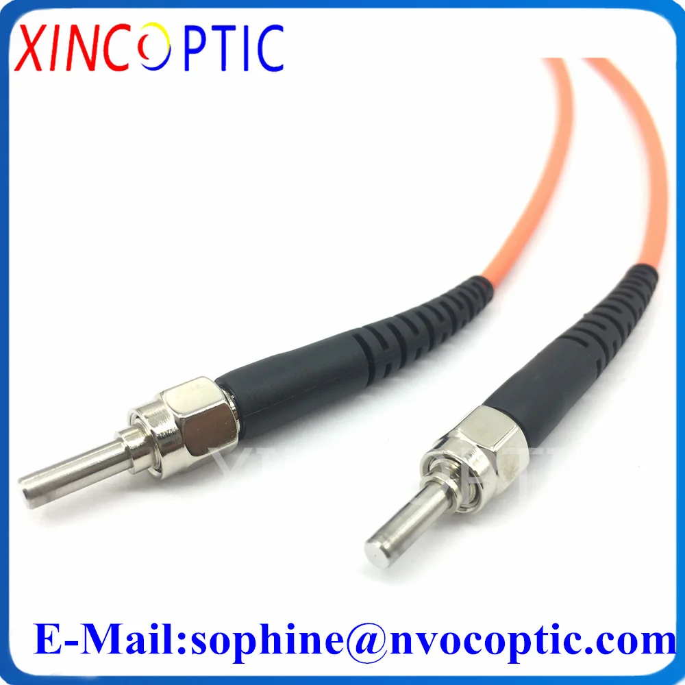 SMA905-SMA905 62.5um OM1 MM(62.5/125) Single Core SX 1/2/3/5M,PVC Jacket,3.0 mm SMA Metal Core Multi Mode Fiber Optic Patch Cord