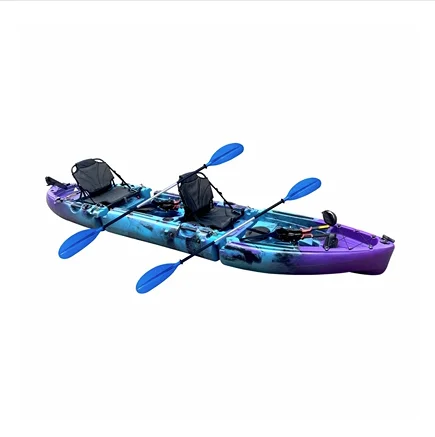 2023 nuovo facile da trasportare Hardshell Kayak da pesca a pedale pieghevole staccabile a due sezioni con accessori per Kayak