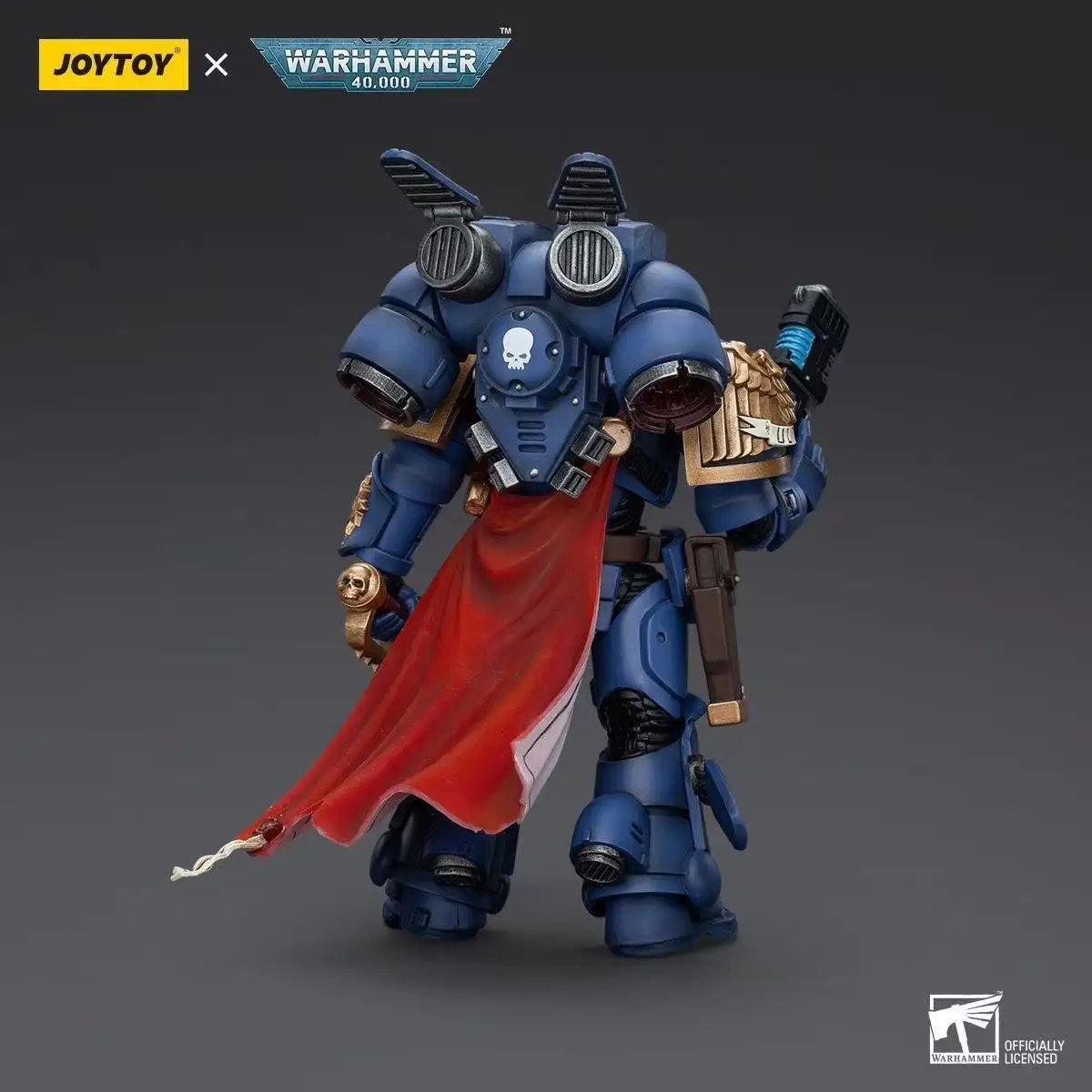 

[In Stock]1/18 JOYTOY Action Figure 40K Ultramarines Captain with Jump Pack Re-issue Version Anime Collection Model Toy