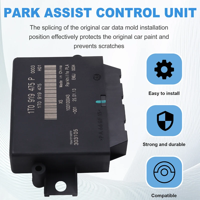 1T0919475P Car Park Assist Control Unit For VW Passat CC Jetta Variant Golf 1T0 919 475P
