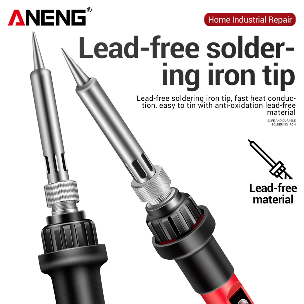 digital-adjustable-temperature-electric-soldering-iron-aneng-sl102-us-110v-eu-220v-plug-professional-portable-welding-repair-too