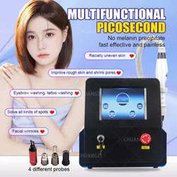 2024 Picosecond Device 1064 532 1320nm Nd Yag Light Therapy Tattoo Scar Mole Freckle Dark Spot Remover Skin Care Beauty Machine