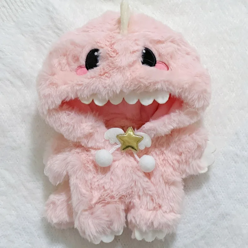 Doll Clothes Cartoon Cute Jumpsuit Cotton Doll Plush Toy Replacement Clothing Kids Toy Gifts Doll Accessories Holiday Gift 20cm