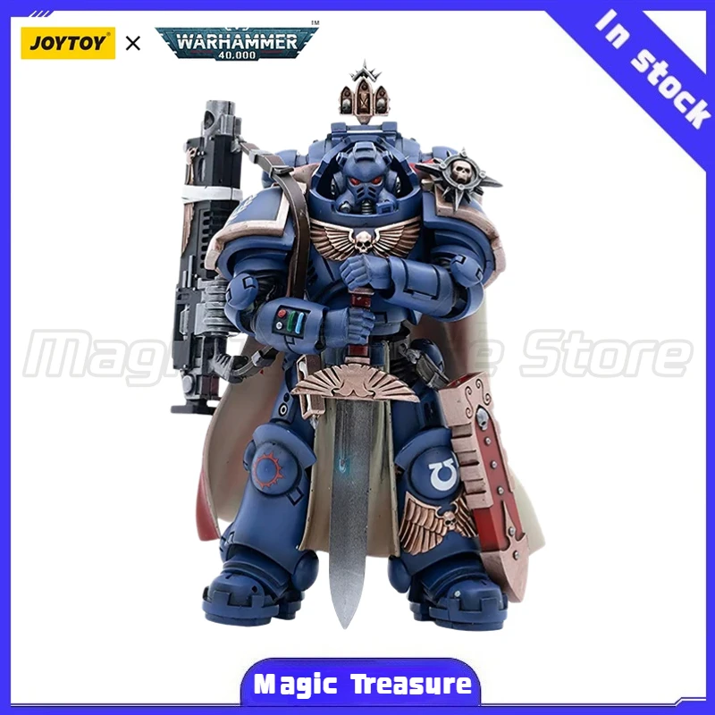 

【MT】JOYTOY 1/18 Action Figure Warhammer 40K Ultramarines Captain with Master-crafted Heavy Bolt Rifle Model Toy Gifts