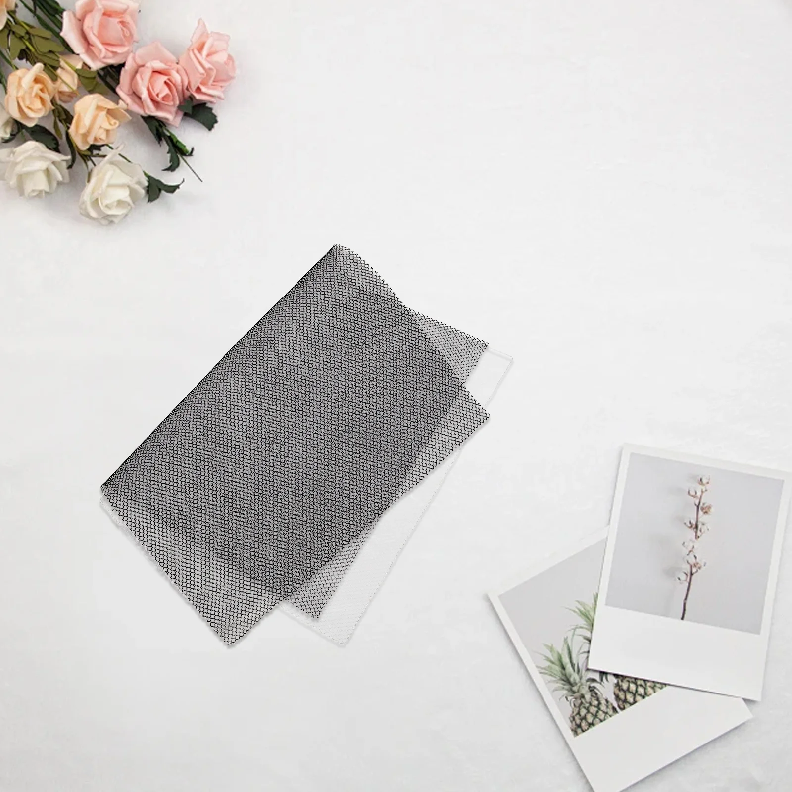 

20Pcs Fursuit Mask Mesh Sheets - Flexible Transparent Eye Mesh for DIY Cosplay Costumes, Halloween Mask Making, Sculpting Craft