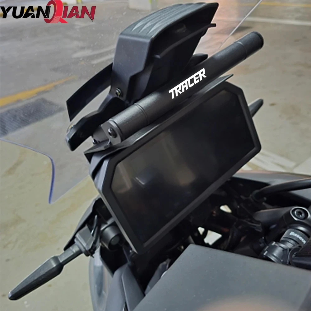 For Yamaha Tracer 9 GT+ Tracer 9/GT/GT Plus 2023 2024 2025 2026 Phone GPS Navigation Mount Bracket Bar Extension Stand Holder