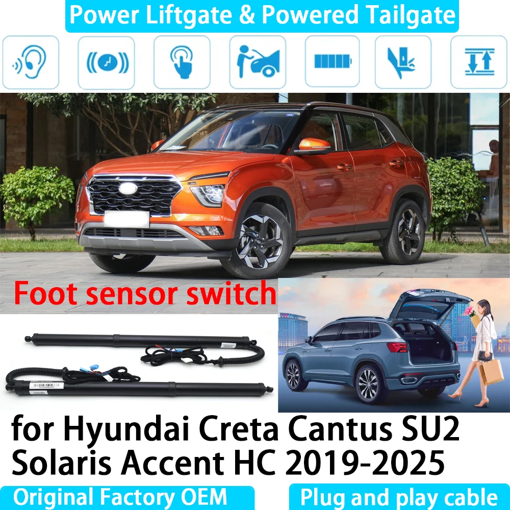 for Hyundai Creta Cantus SU2 Solaris Accent HC  Automatic Electric Power Liftgate Powered Tailgate Strut Tail Gate Lift System