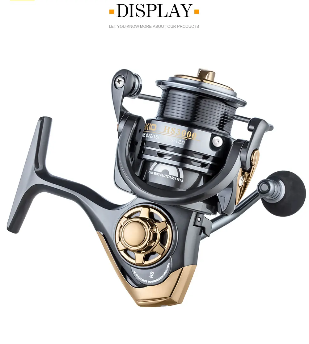 

ANTAEUS HS2000-5000 Series Fishing Reel Metal EVA Grip Pill Spinning Reel 7.1:1 Gear Ratio For Spool Carp Fishing Reel