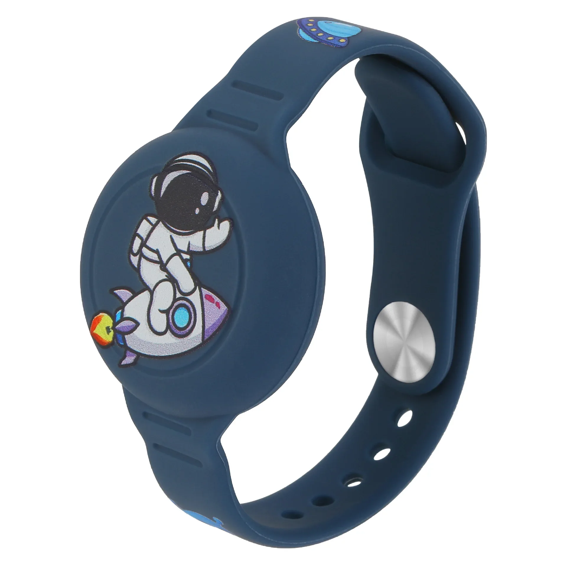 Wasserdichtes Silikon-Armband-Schutzgehäuse für Apple AirTag Tracker, Anti-Verlust-Schutzhülle, Kinder-AirTag-Tracker-Ortungsgerät-Armband – Detail 13