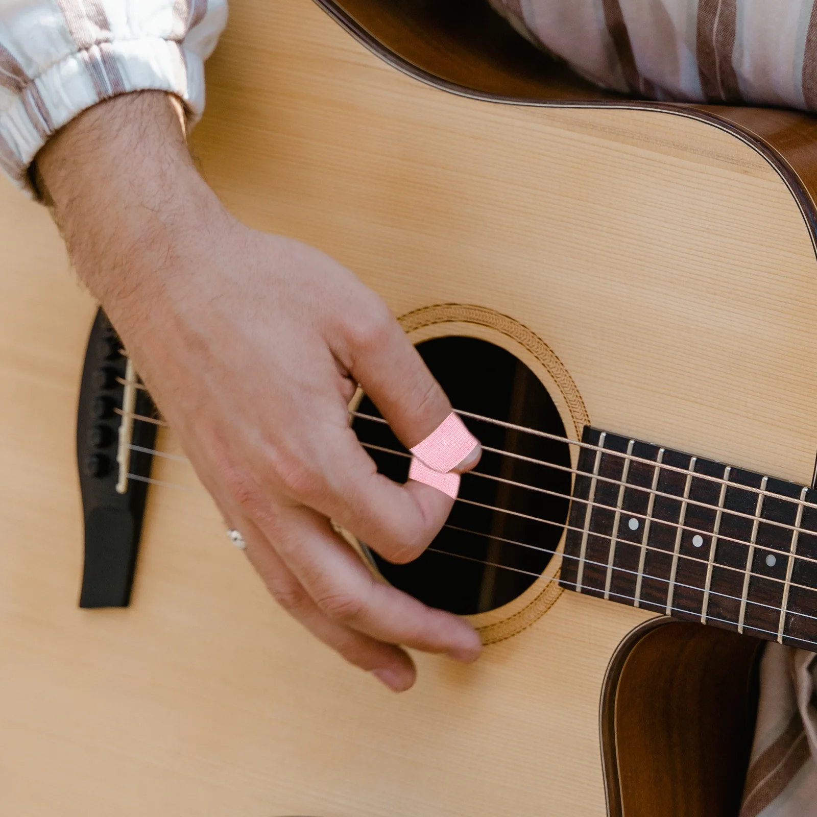 

10 Rolls Breathable Cotton Finger Adhesive Tape Self Adhesive Finger Nail Protector for Chinese Zither Guzheng Guitar