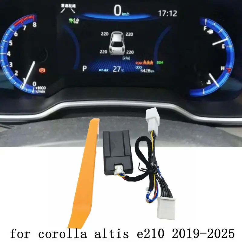 Auto TPMS Sistema di Visualizzazione di Monitoraggio della Pressione Dei Pneumatici Monitor della Pressione Dei Pneumatici Allarme di Sicurezza Per Toyota Corolla Altis 2019 2021 2022