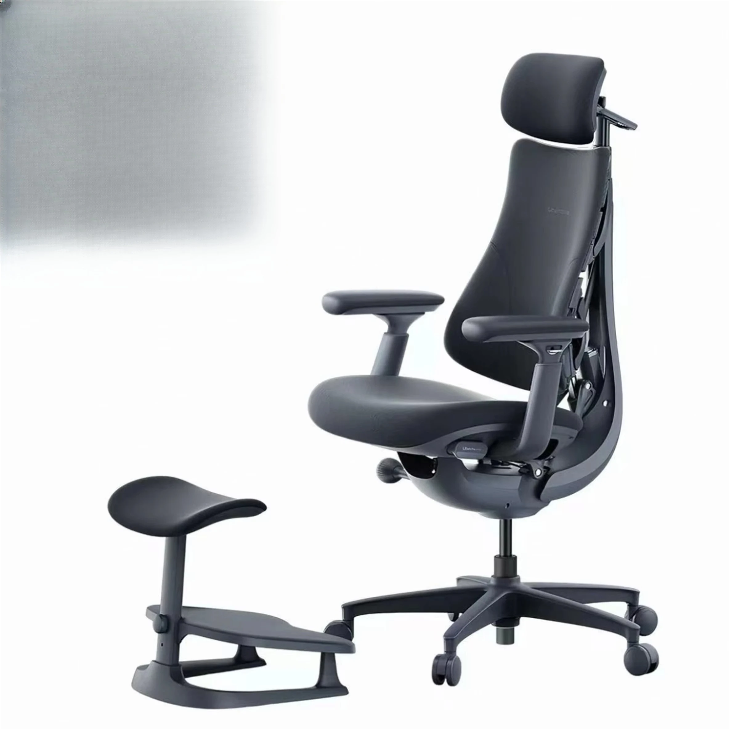Dynamic Ergonomic Adjustable Aluminum Alloy Electric Sliding Office Swivel Chair, Gaming Chair, High Backrest Support