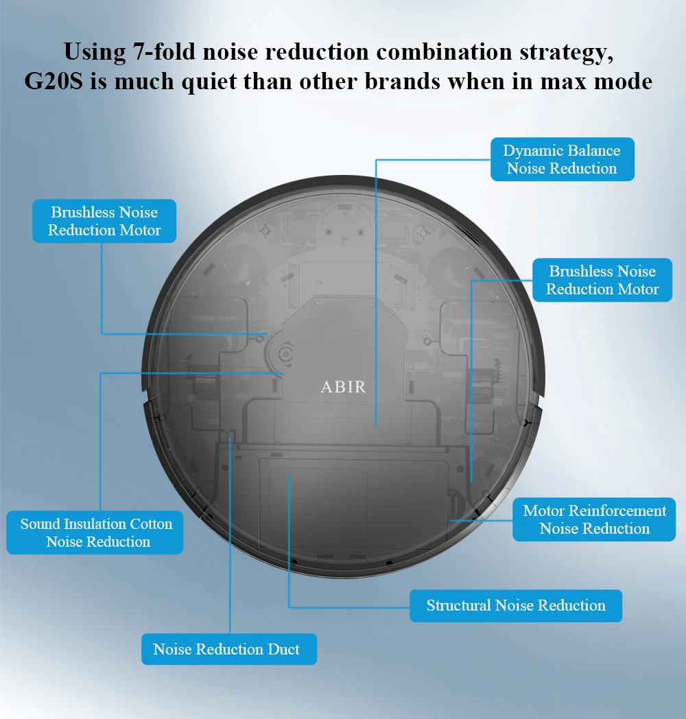 ABIR G20s High Quality Robotic Electric Water tank Automatic Charging R obot Vacuum Floor Sweeper Smart Cleaning Mop OEM Logo