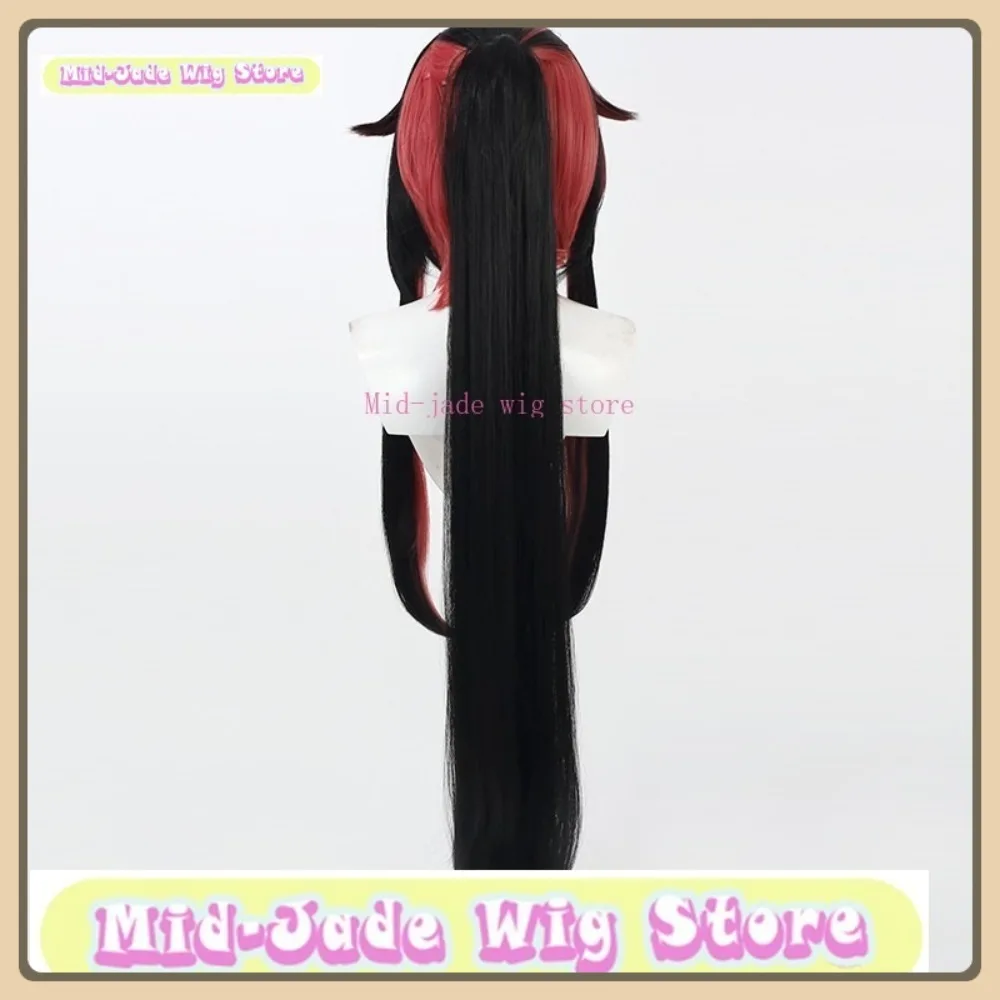 منتصف اليشم شعر مستعار مخزن الملتوية العجائب ليليا فانروج شعر مستعار تأثيري أنيمي لعبة لعب الأدوار الشعر الاصطناعية حفلة الهالوين