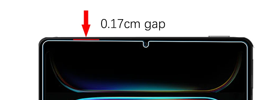 2 Stück Displayschutzfolie aus gehärtetem Glas für Alldocube iPlay 80 mini Turbo, iPlay80 mini Turbo. – Detail 1