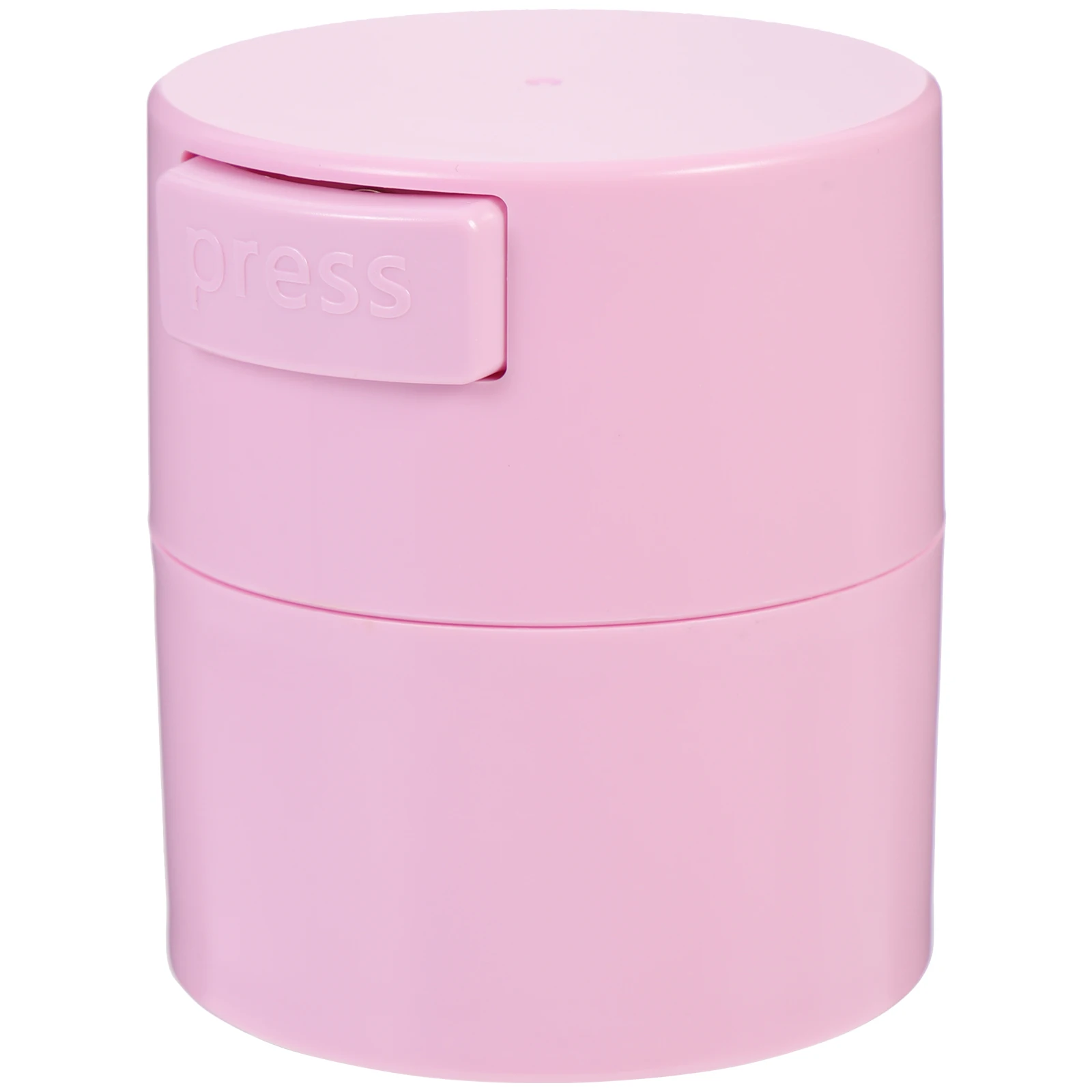 

Eyelash Glue Storage Container Press Type Airtight Lash Holder Moisture Proof Fresh Keep Compact Lightweight Travel Use Sealing